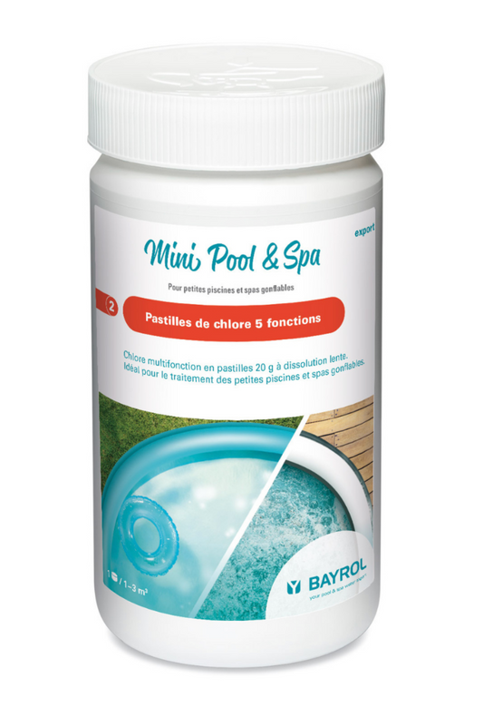 Mini Pool & Spa tablettes de chlore 5 fonctions 1 kg