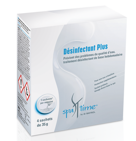 Désinfectant Plus SpaTime 0,14 kg (4 sachets à 35g)