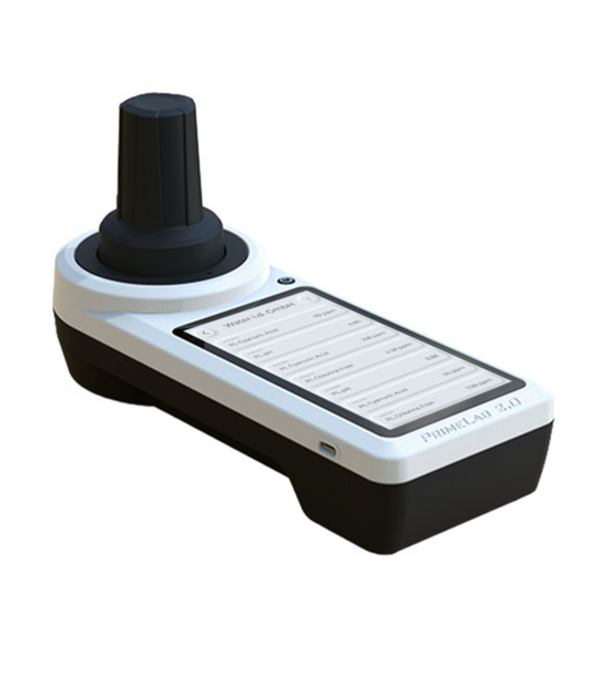 PrimeLac 2.0 Multitest photomètre 7 en 1, valeur pH, chlore, brome, TAC, acide cyanurique,H20, phosphates